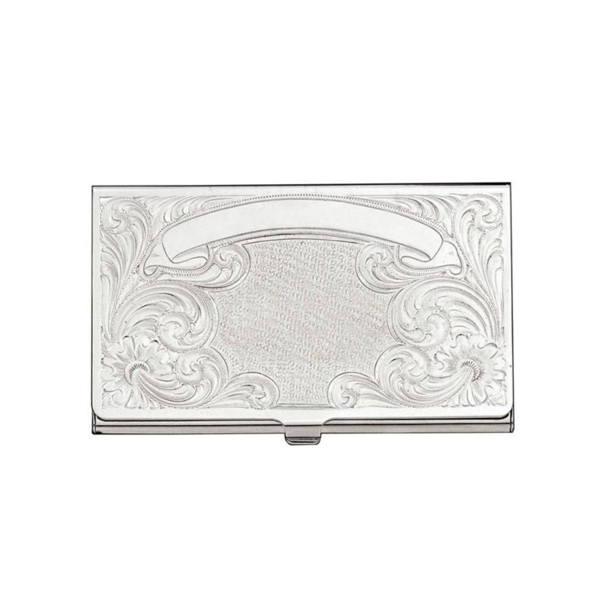 Montana Silversmiths Business Card Holder Silver