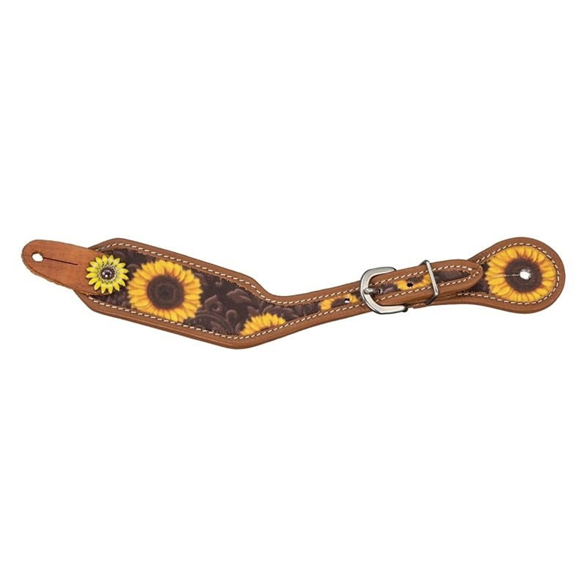 Sunflower Spur Strap Ladies Light Antique