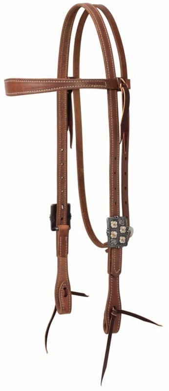 Protack Sv Flwr Slim B/B Headstall
