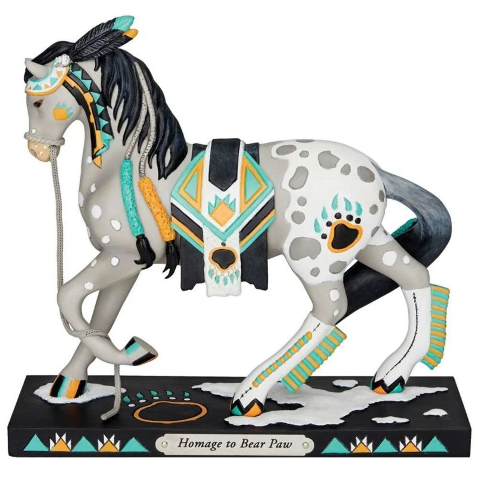 Painted Ponies Homage To Bear Paw Figurine