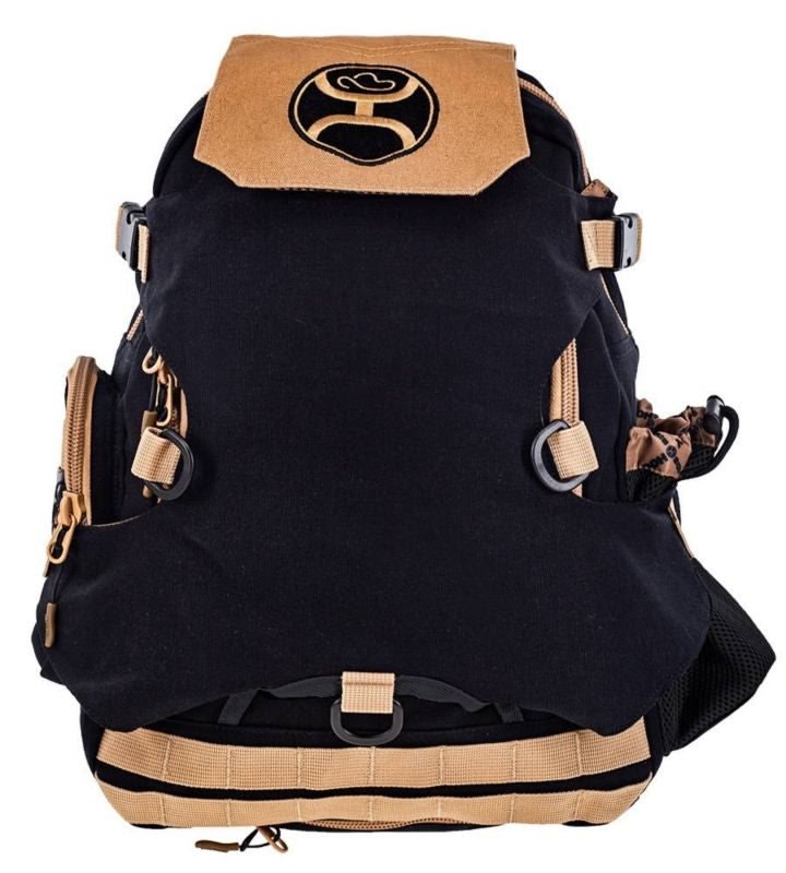 Hooey Mule Backpack Black/Tan 18.5In X 14In X 6In