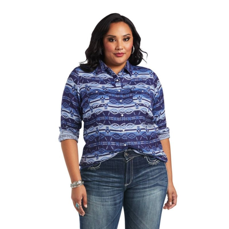 Ariat Ladies Real Oceanic Shirt Oceanic 3X Large