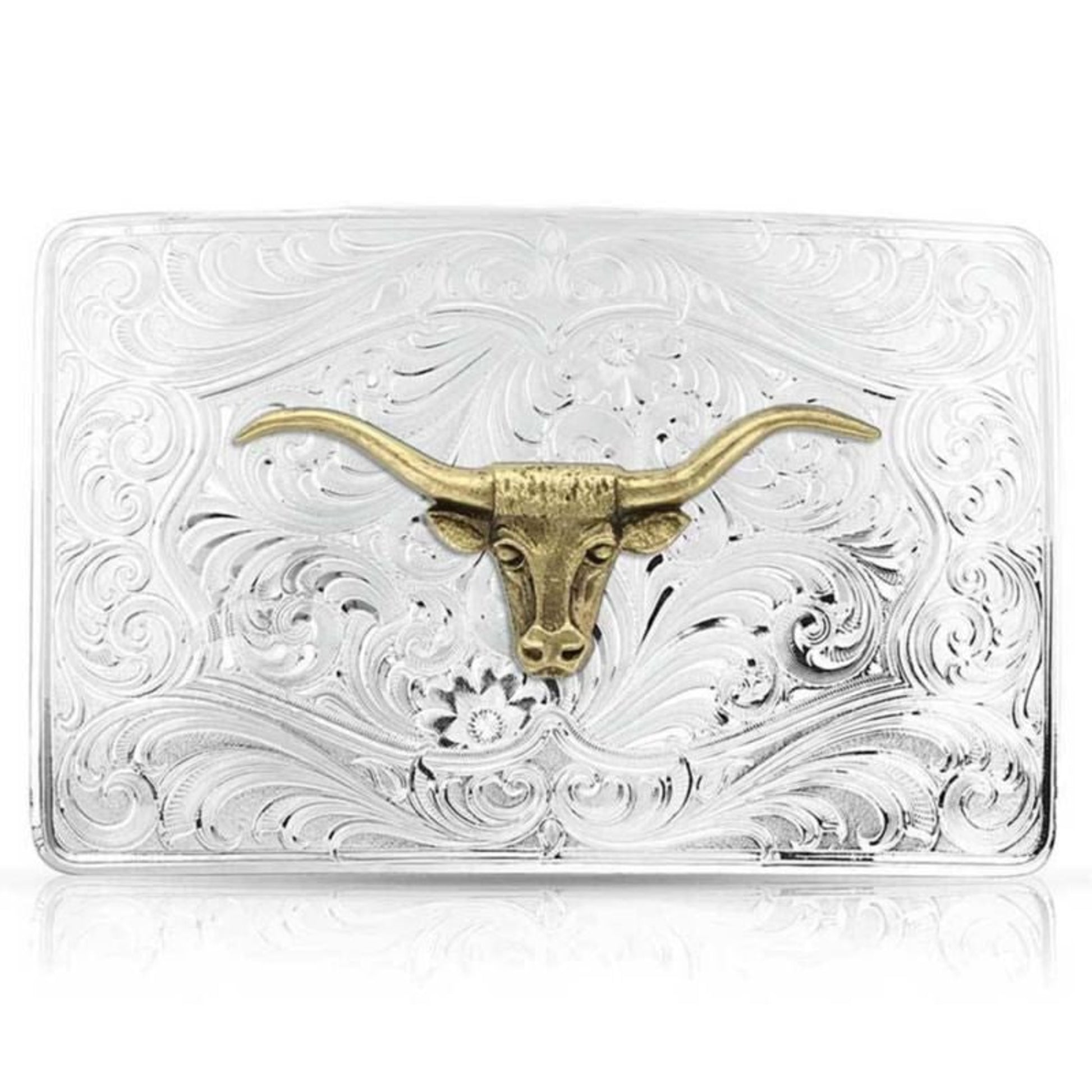 Montana Silversmiths Western Longhorn Buckle