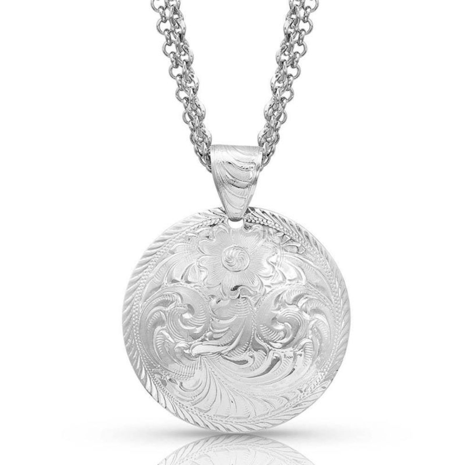 Montana Silversmiths Beauty Concho Necklace Silver