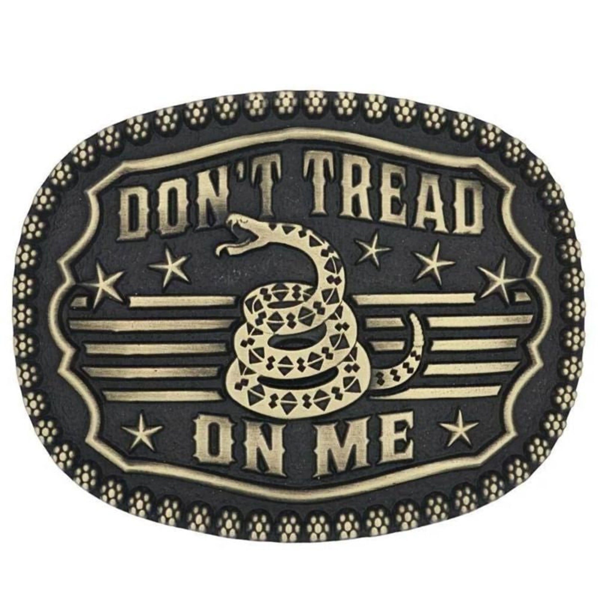 Montana Silversmiths Gadsden Snake Heritage Buckle
