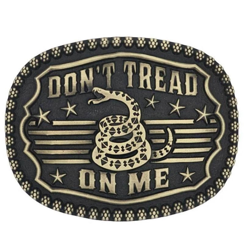 Montana Silversmiths Gadsden Snake Heritage Buckle