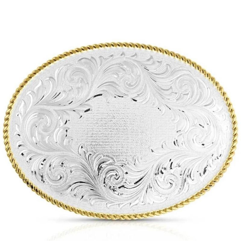 Montana Silversmiths Western Custom Oval Buckle