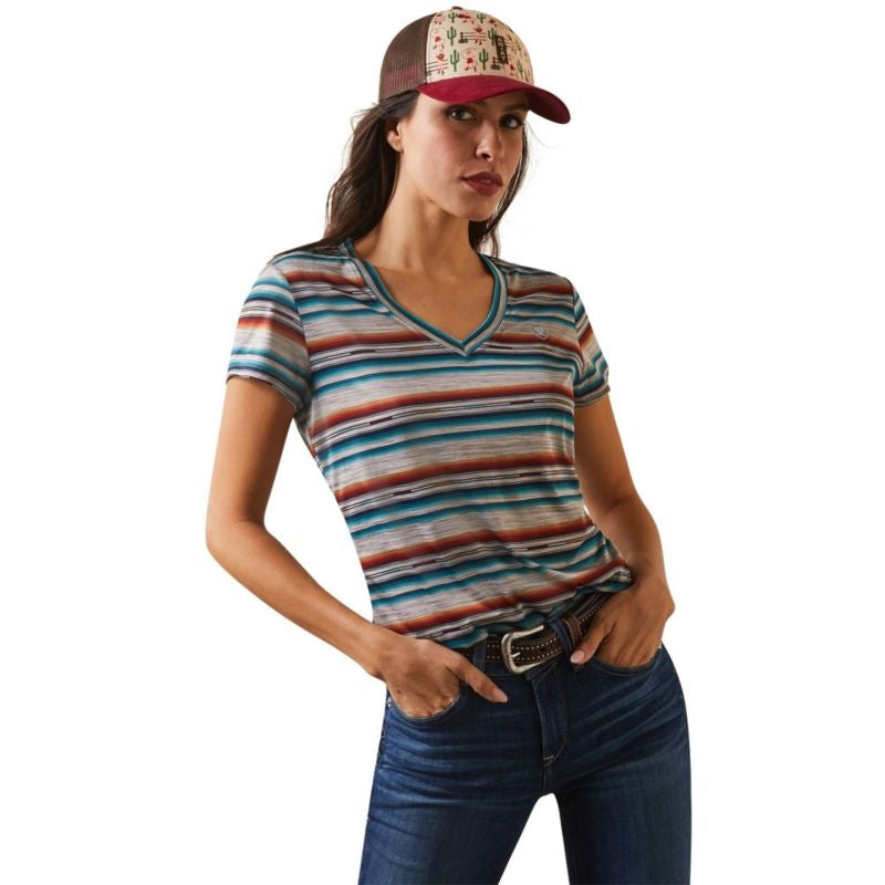 Ariat Ladies Laguna Top Rosa Serape X Small
