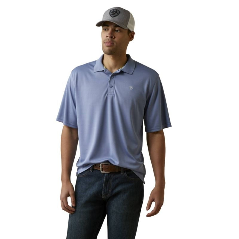 Ariat Mens Tek Polo Stone Wash Small