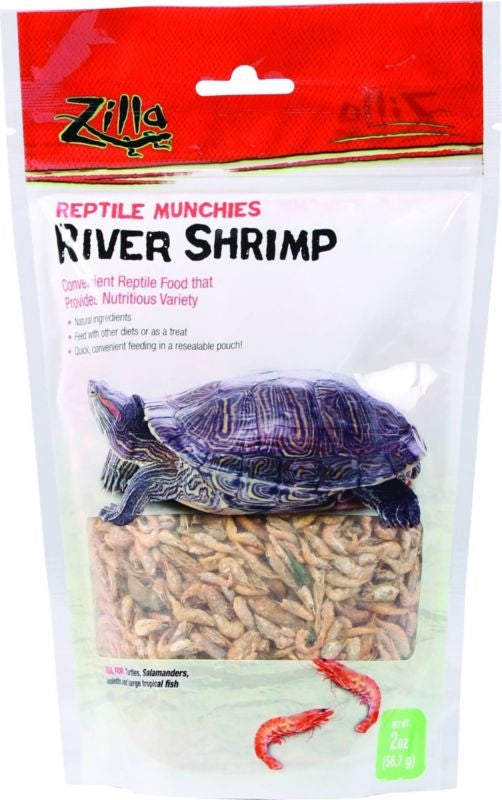 Zilla Reptile Munchies River Shrimp 2 Oz.