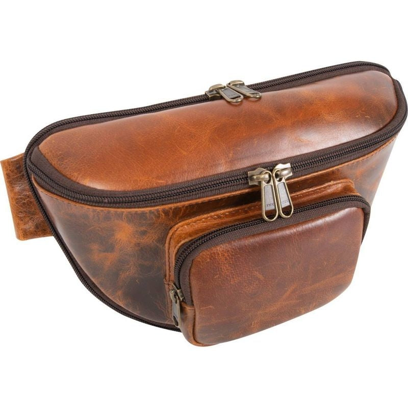 Cashel Fanny Pack Distressed Leather 10In X 6.5In