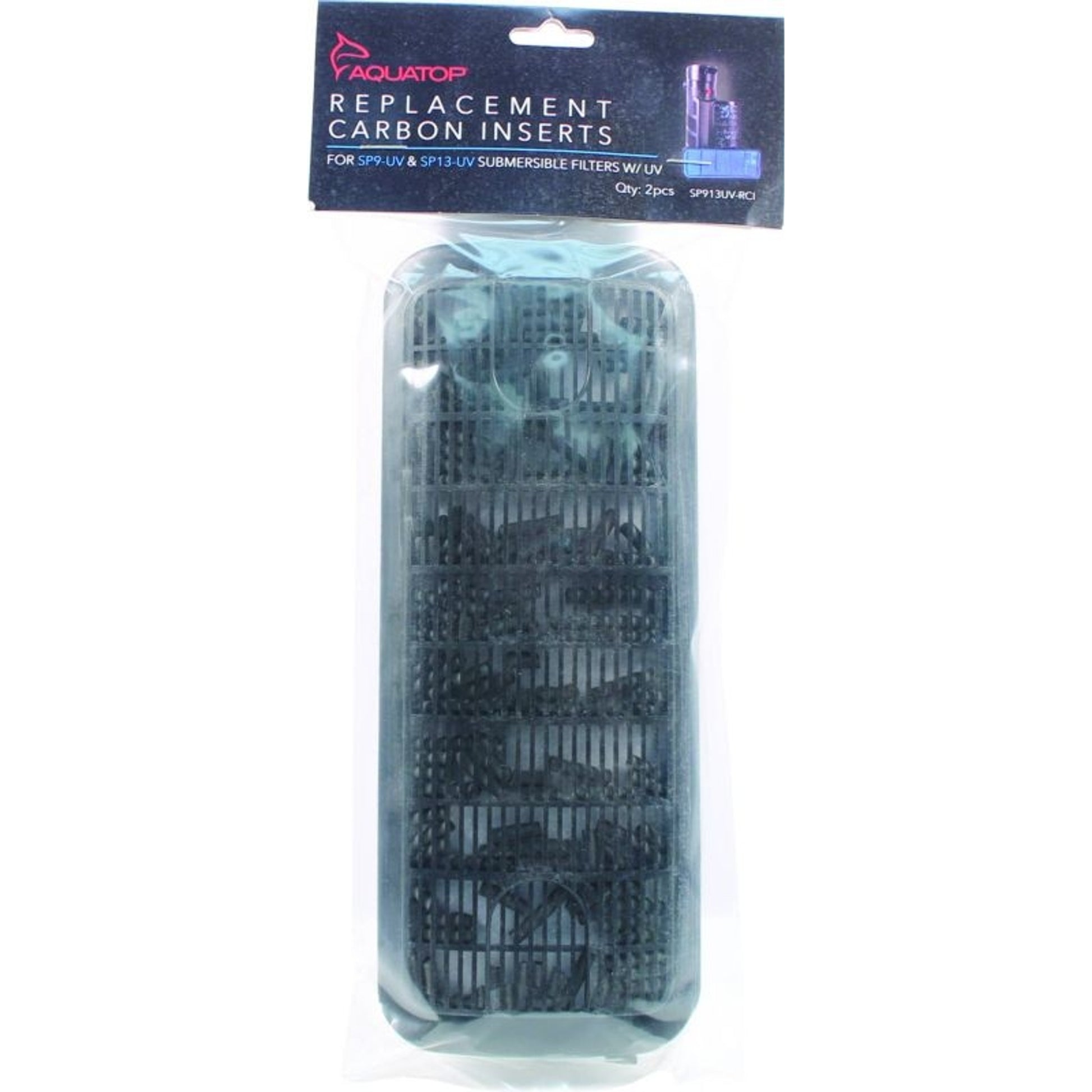Aquatop Carbon Inserts For Submersible Filters 2pk