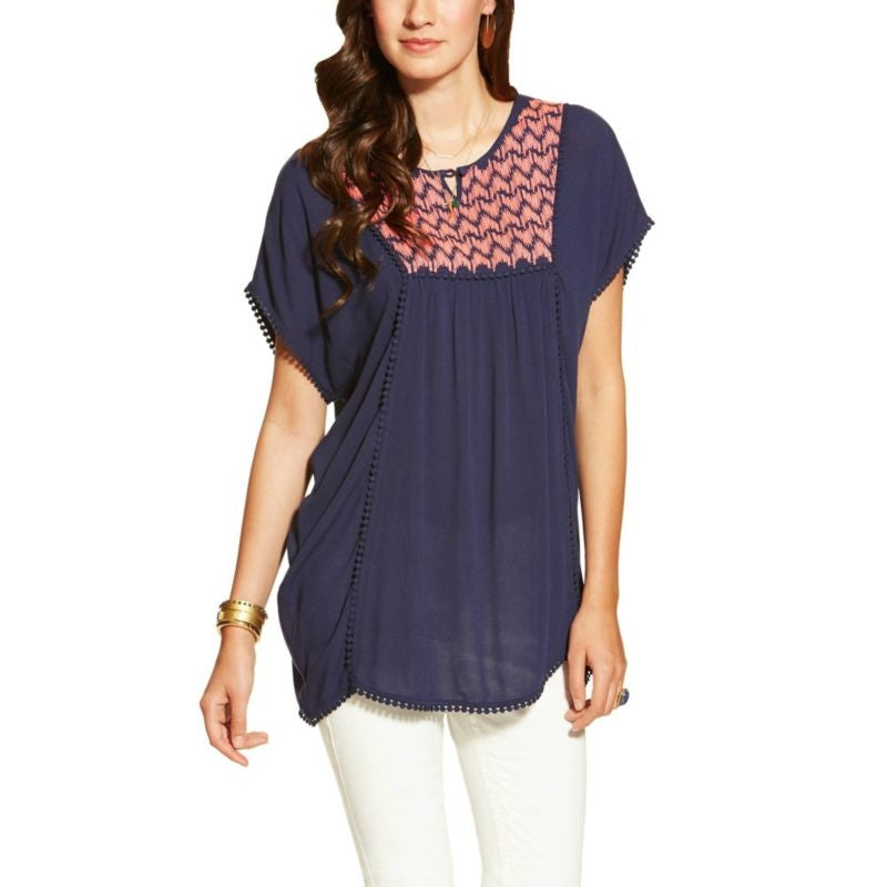 Ariat Ladies Gloria Tunic Peacoat X Small