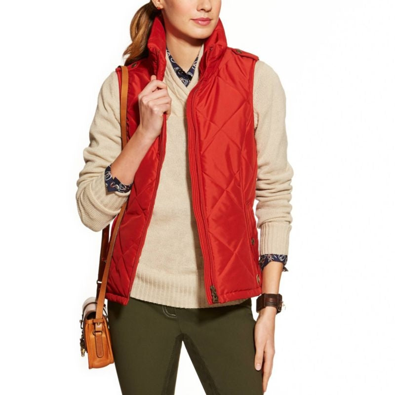 Ariat Ladies Terrace Vest Brick Brick X Small