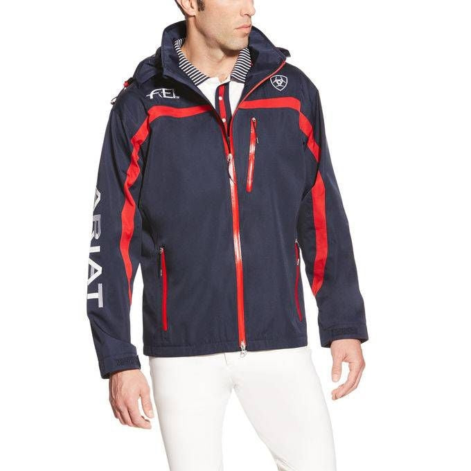 Ariat Mens Fei Team Ii Waterproof Jacket Navy L