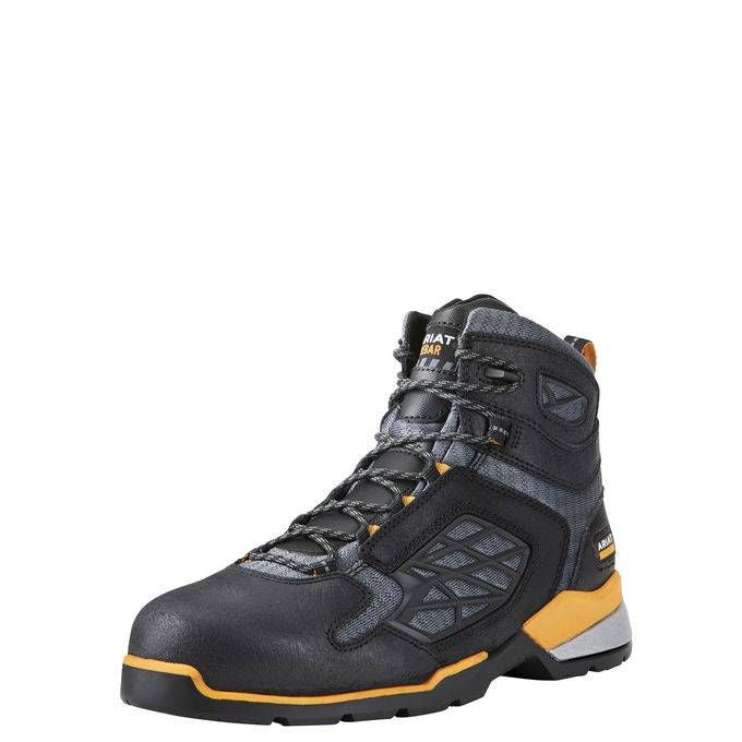 Ariat Mens Rebar Flex 6In Black 11.5 D