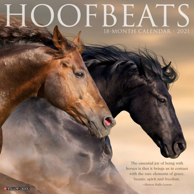2021 Hoof Beats 18 Month Calendar 12In X 12In