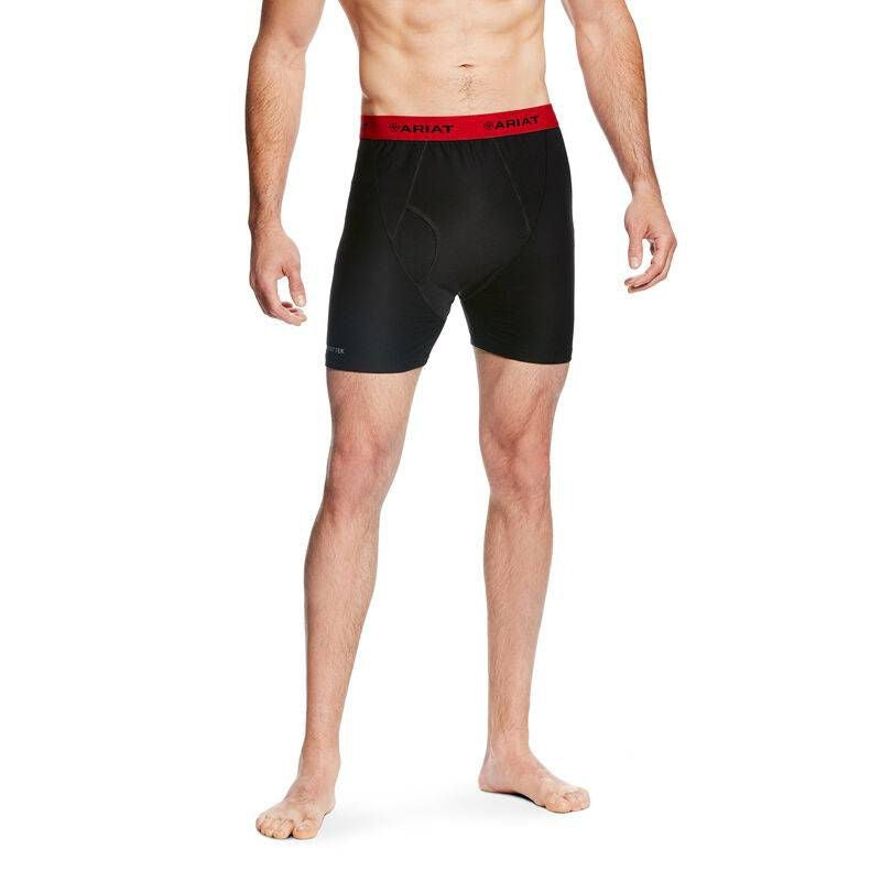 Ariat Mens Undertek Boxer Briefs Black Large