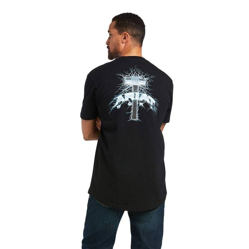 Ariat Mens Rebar Strong Voltaic Hammer TShirt