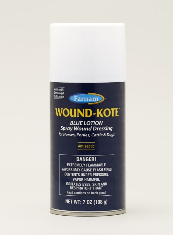 Farnam Wound-Kote Blue Lotion Wound Spray 7oz