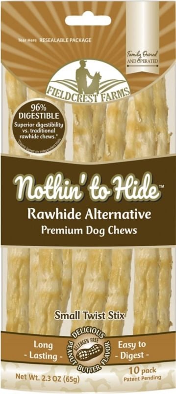 Nothin To Hide Twist Stix Peanut Butter Small/10pk