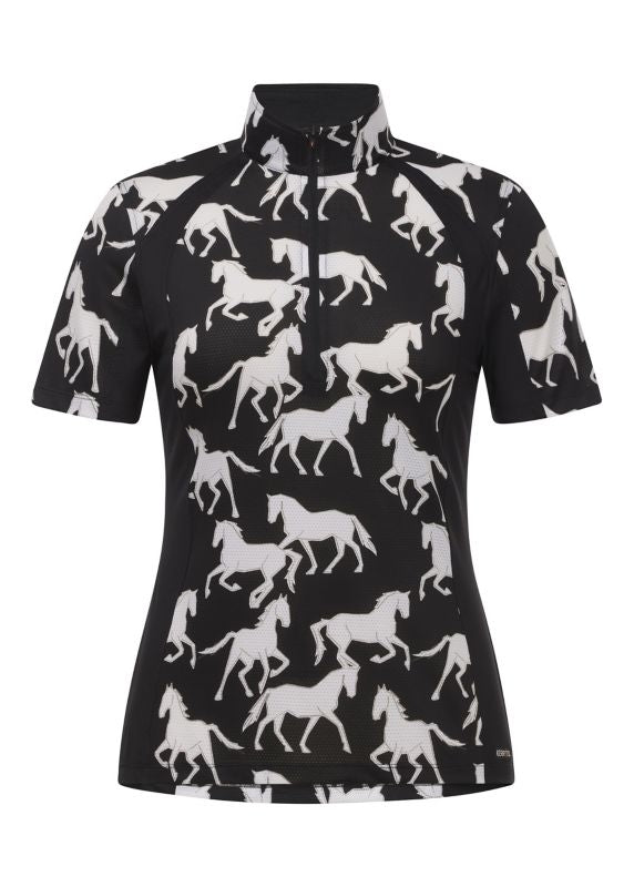 Kerrits Balance Ice Fil SS Top Print