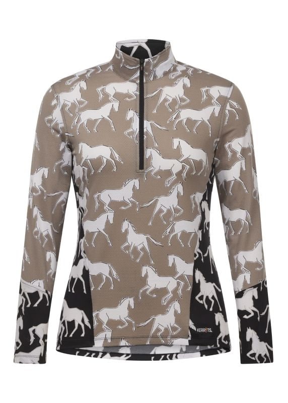 Kerrits Balance Ice Fil LS Top Print
