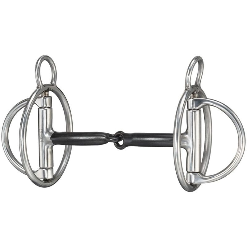 Tough1 Hybrid Snaffle Fixed Ring Bit