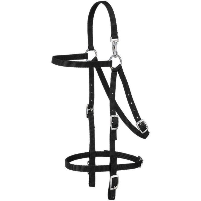 Tough1 Nylon Mule Headstall w. Cavesson