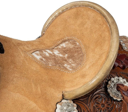 Silver Royal 8in Mini Marshal Barrel Saddle