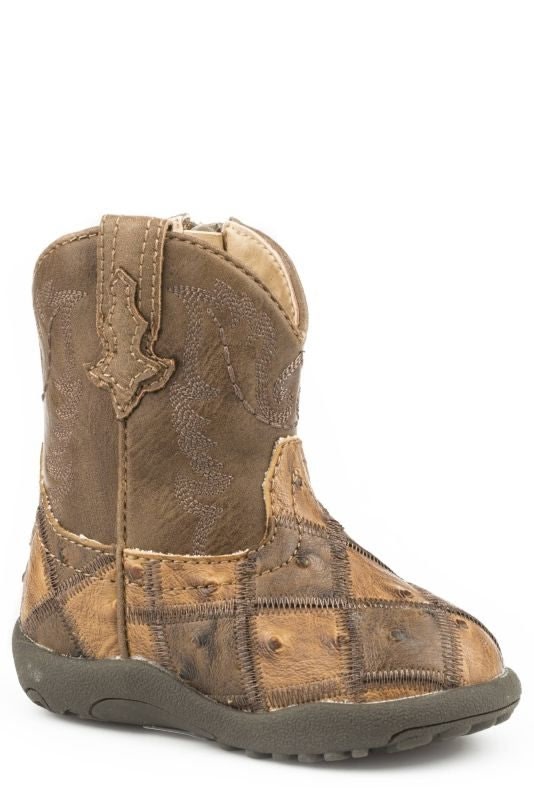 Roper Infant Cowbabies Bird Blocks Boots