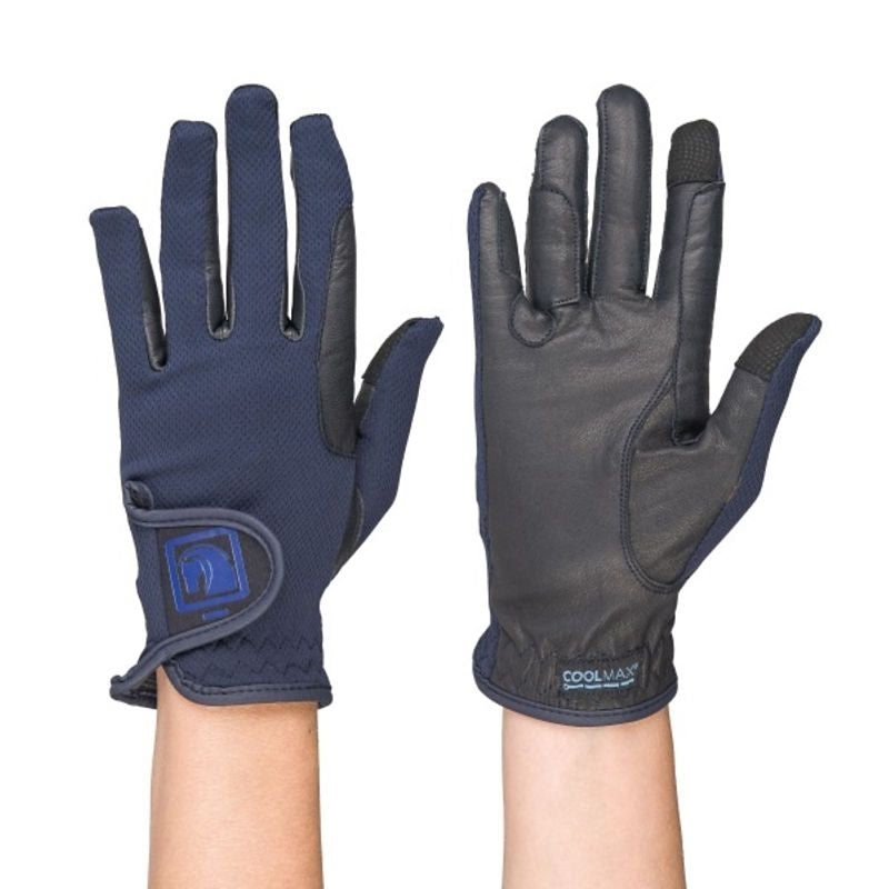 Romfh Ladies Leather Mesh Riding Gloves
