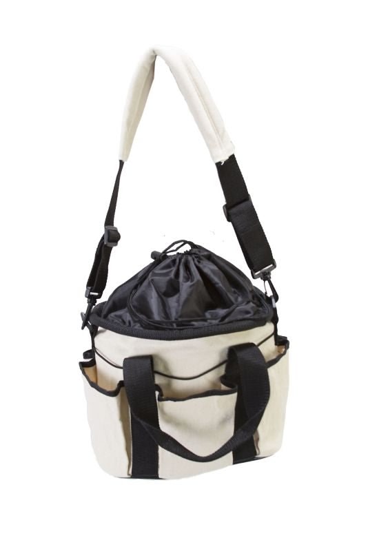 Canvas Drawstring Grooming Tote