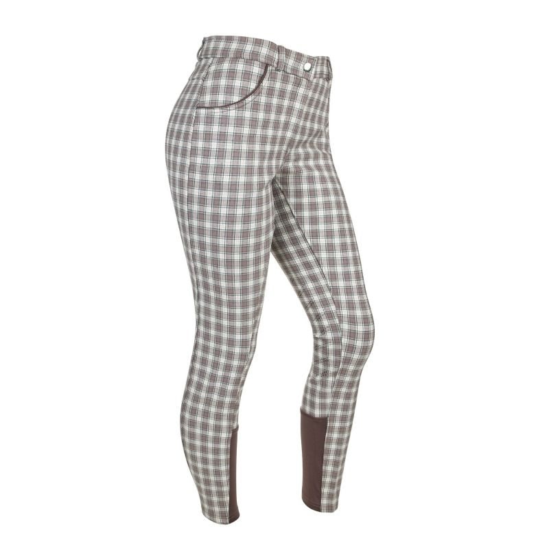 Ashley Classic Ladies KP Breeches Cream/Gray/Teal