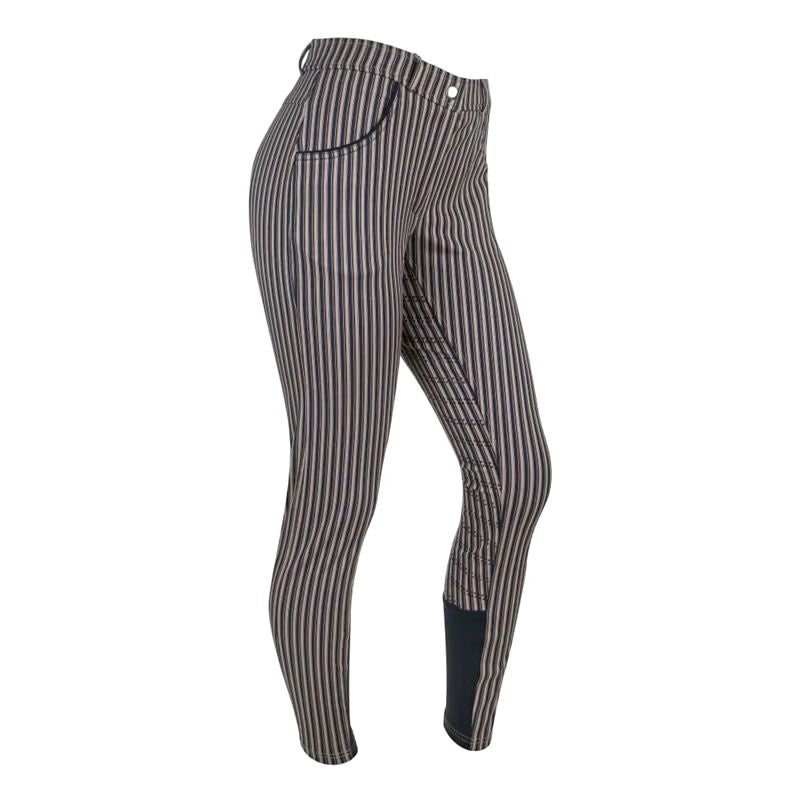 Ashley Classic Ladies KP Breeches Navy Stripe
