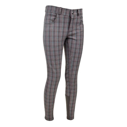 Ashley Classic Kids Knee Patch Breeches Gray/Teal