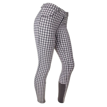 Ashley Classic Kids Knee Patch Breeches Gray/Pink