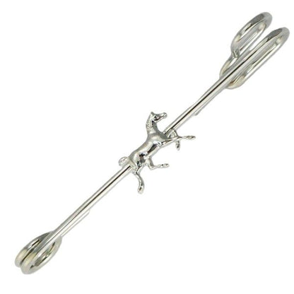 Finishing Touch Trotting Horse Stock Pin Silver