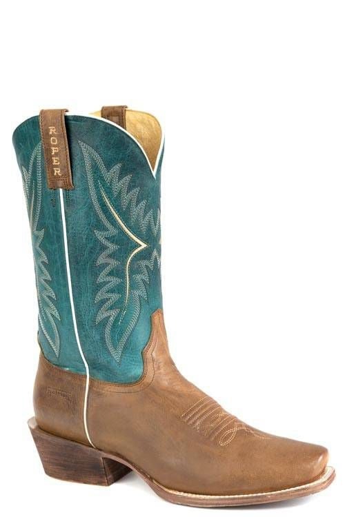 Roper Men Cowboy 13in Cutter Toe Boot