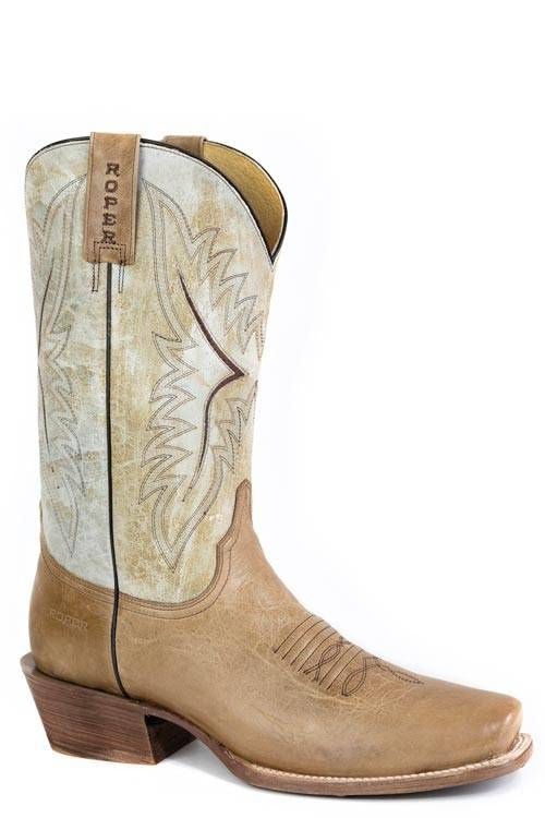 Roper Men Cowboy 13in Cutter Toe Boot