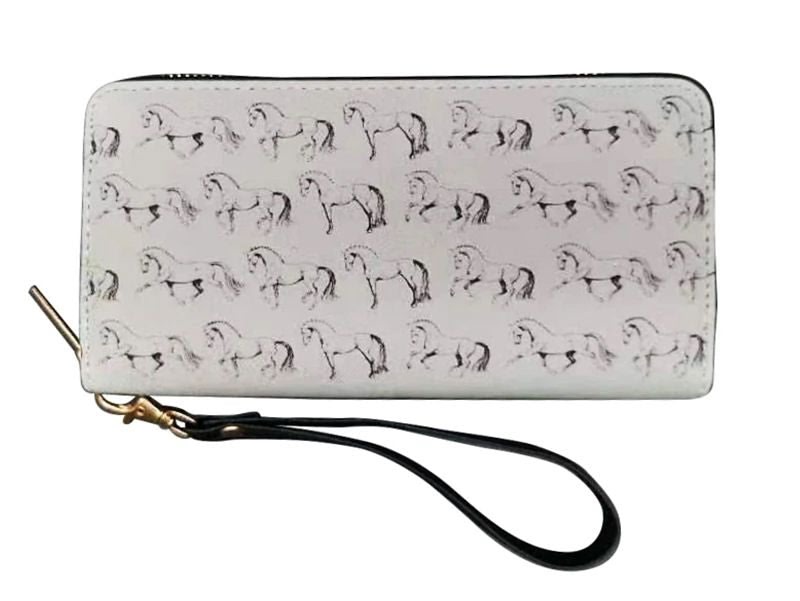 AWST Lila Dressage Horses Wallet