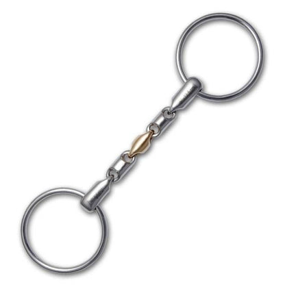 Stubben Steeltec Waterford Loose Ring Snaffle Bit