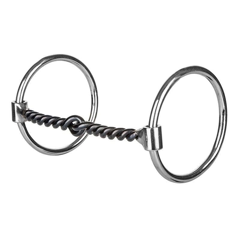 Tabelo SS Ring Snaffle Twisted Bit