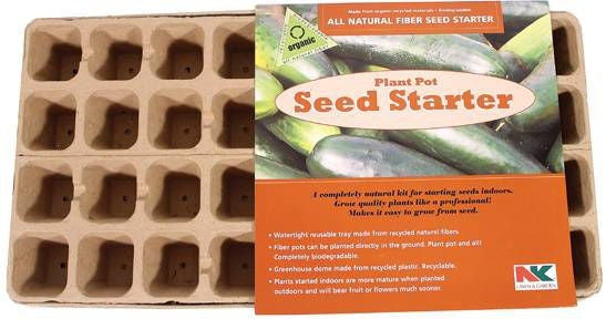 Jiffy All Natural Fiber Seed Starter Plant Pots 36