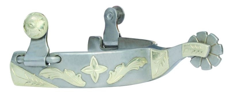 Professionals Choice Silver Spur 8 Pt Rowel Brn