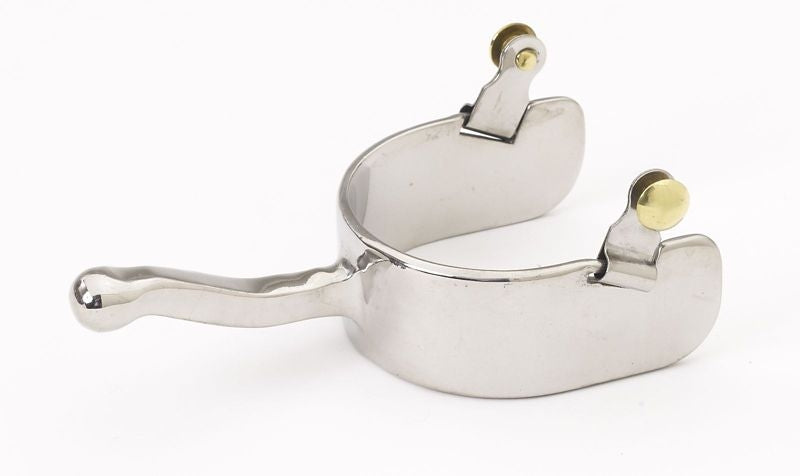 Turn-Two Equine Western Long Ms Knob Spurs Brn