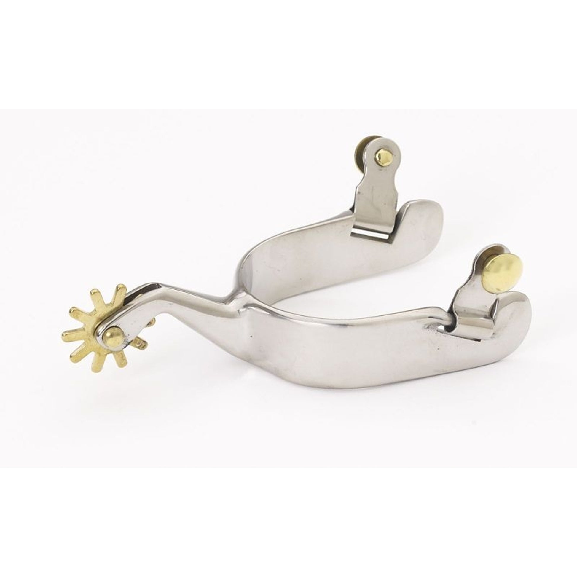 Turn-Two Equine Western D-Shank Spurs 10pt Brn