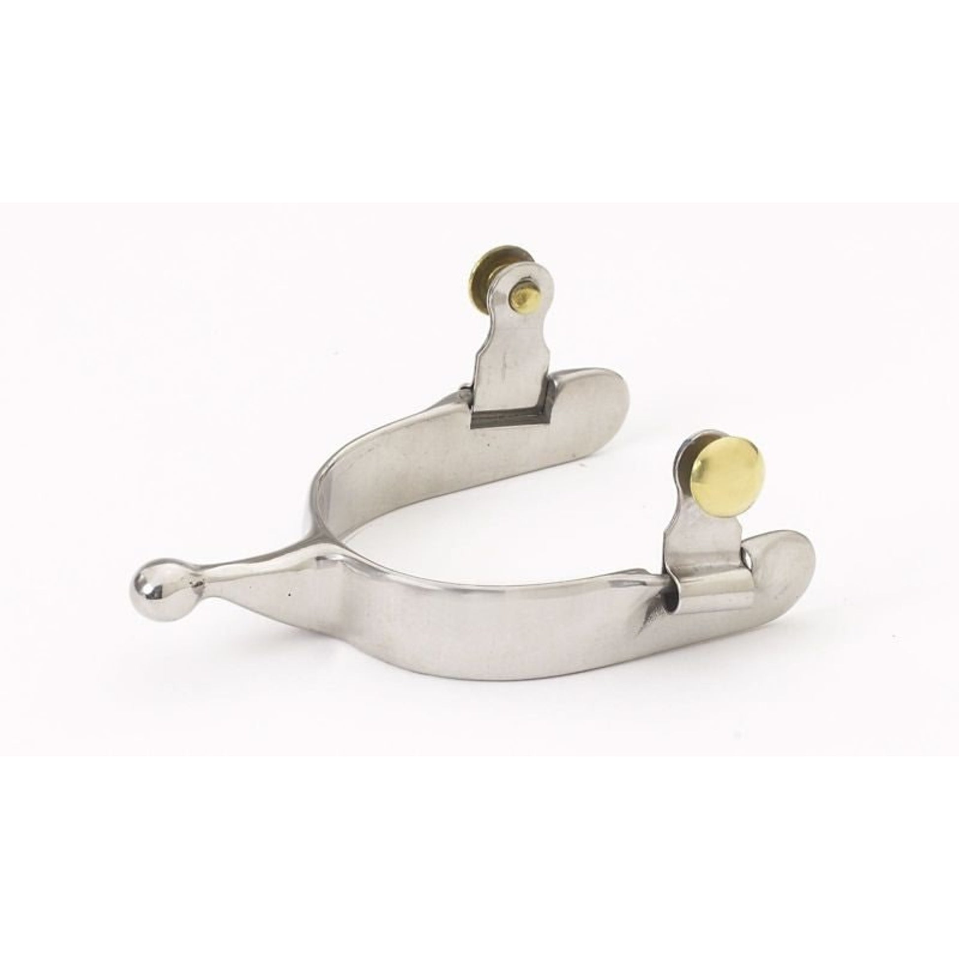 Turn-Two Equine Western Knob End Spurs 3/4 Brn