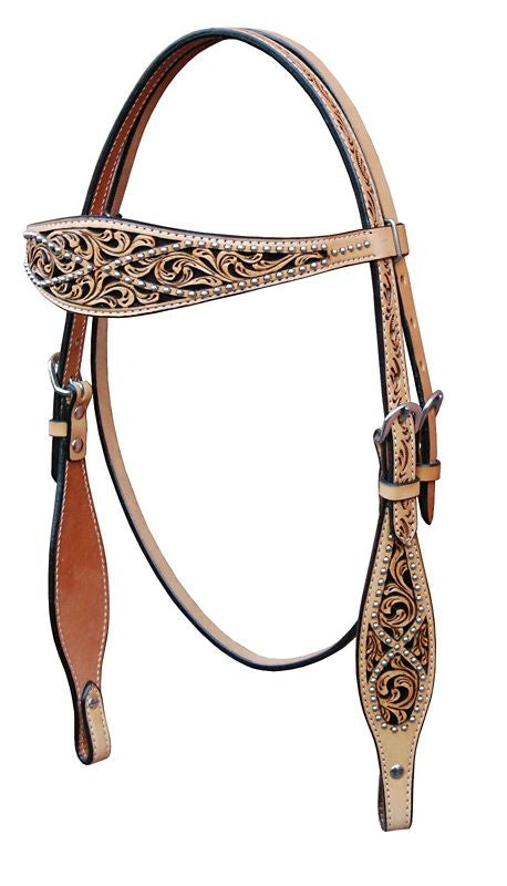 Turn-Two Equine BB Headstall Southfork Horse Oil