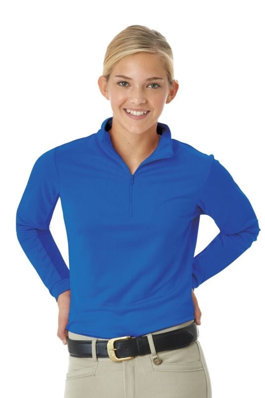 Ovation Ladies Cool-Rider Zip-Mock XS Baltic